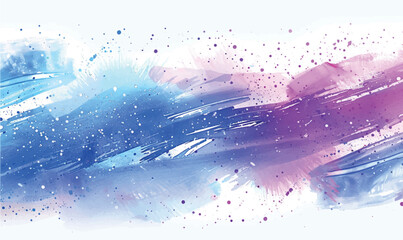 abstract watercolor hand painted background blue pink 