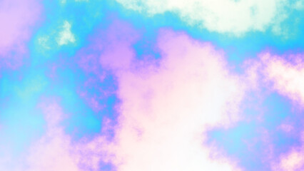 Isolate magic rainbow colours fog and clouds on transparent backgrounds specials effect 3d render png. Heaven unicorn clouds. - obrazy, fototapety, plakaty