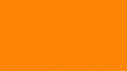 Dot circle bee honeycomb seamless pattern orange illustration for background
