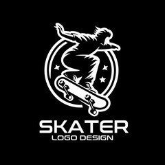 Skater Vector Logo Design