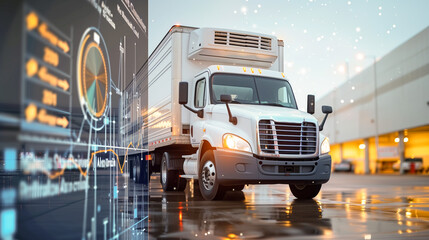 Smart Logistics Technology in Modern Freight Transport, Refrigerated Truck