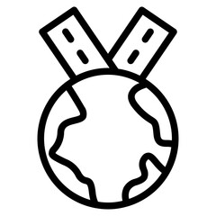 World environment and earth icon.