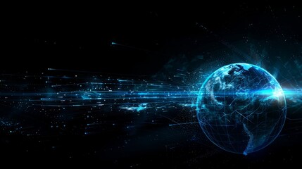 Connectivity, environmental protection, communication, networking, visualization, iot, blockchain, Earth