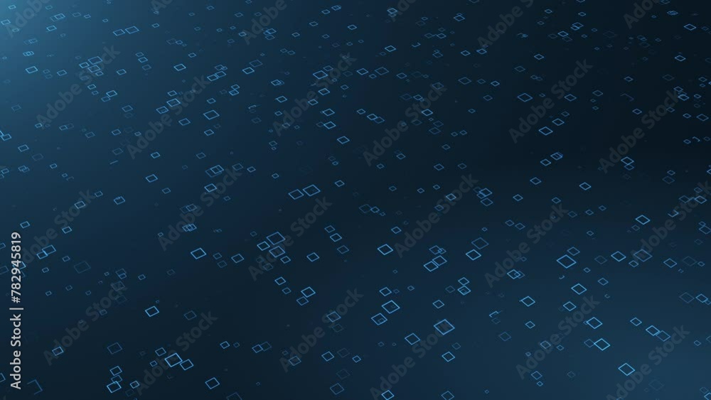 Poster digital background with particles and geometric shapes, data analysis technologies, network connecti