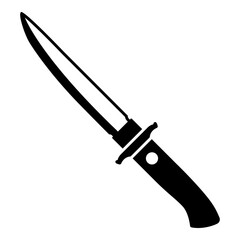 Martial arts weapons: knife icon - 782946613