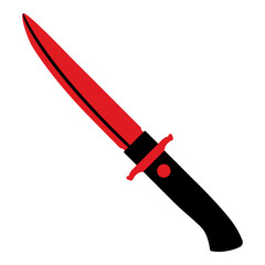 Martial arts weapons: knife icon - 782946626