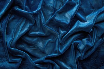 Blue Velvet Background: A Rough Textured Vintage Wallpaper with Abstract Blue Colours for a Distinctive Material Look