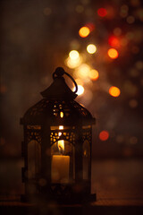 Candle Lantern with Lights