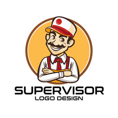 Supervisor Vector Logo Design