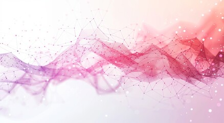 Digitally abstract the background with connected lines