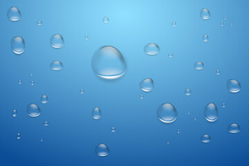 Realistic Water Drop 3D Transparent Background