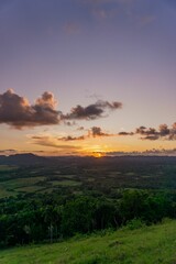 Aerial shot of Yumuri Valley in Matanzas