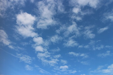 Blue sky and beautiful clouds