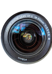 My video camera lens. Close up