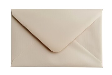 A simple open envelope on a plain white background. Ideal for business or communication concepts