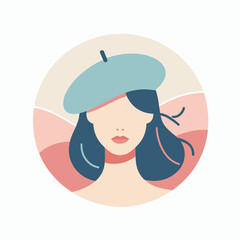 Artist’s Muse Woman Wearing a Beret