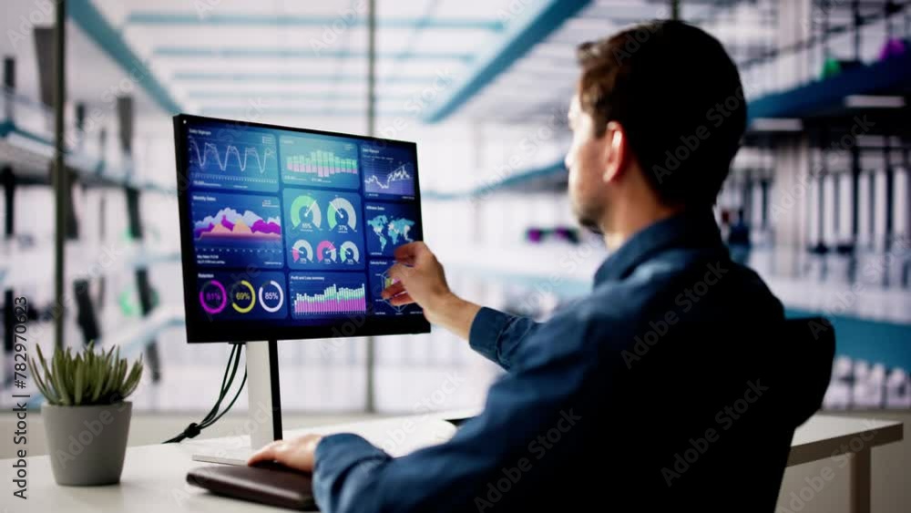 Poster KPI Business Analytics Data Dashboard