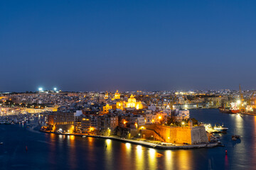 Obraz premium Gran Harbour of Valletta, Malta
