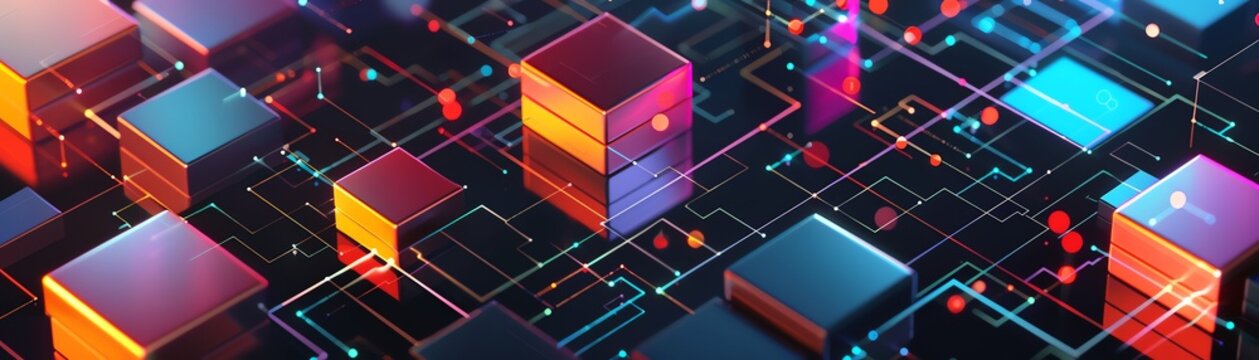 Utilize geometric shapes to represent secure coding practices in a minimalist style