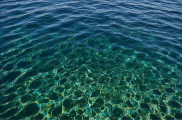 Fototapeta na wymiar water surface with ripples