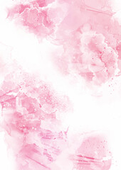 pastel pink hand painted watercolour background