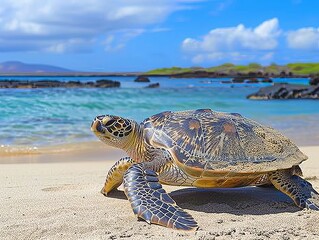 Obraz premium Sea turtle 