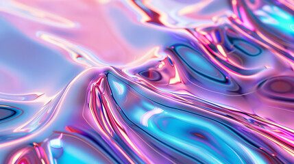 Blue and pink wavy abstract background