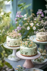 Fairytale flower cake