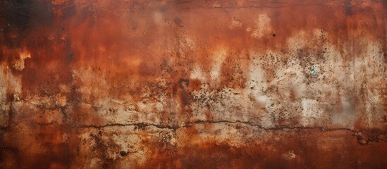 Rusted Metal Surface with White Line