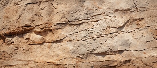 Fototapeta premium Bird perched on stone wall