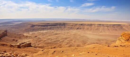 Fototapeta premium Desert landscape with vast canyon