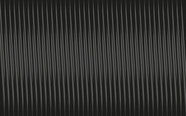 Gradient 3D realistic stripes on black color background