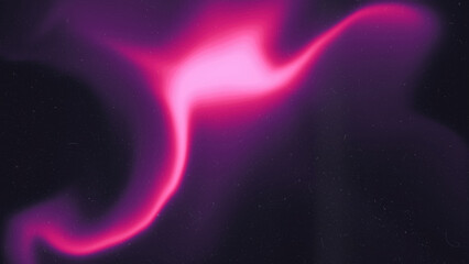 Pink and purple wave gradient grainy background. Illuminated lines in magenta tones. Noise texture effect.