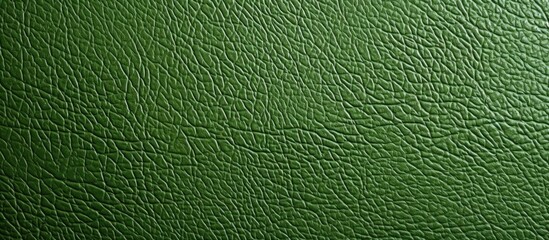 Green leather close-up texture