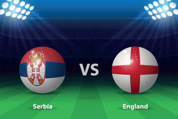 Serbia vs England. Europe soccer tournament 2024 - 782992247