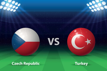 Czech Republic vs Turkey. Europe soccer tournament 2024 - 782995216