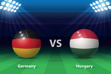 Germany vs Hungary. Europe soccer tournament 2024 - 782995233