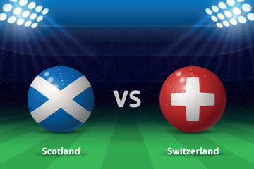 Scotland vs Switzerland. Europe soccer tournament 2024 - 782995250