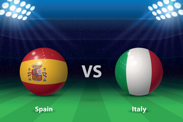 Spain vs Italy. Europe soccer tournament 2024 - 782995252