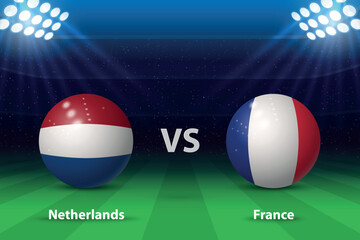 Netherlands vs France. Europe soccer tournament 2024 - 782995257