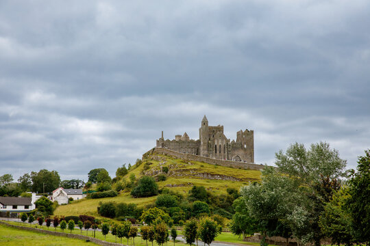 The Rock of Cashel. Irish Cashel of the Kings and St. Patrick's Rock, a historic site located at Cashel, County Tipperary. Ireland