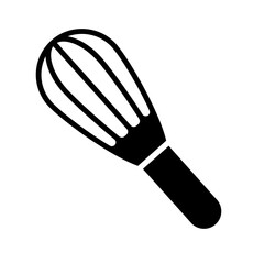 Whisk silhouette icon. Whipper silhouette icon. Vector.