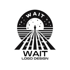 Wait Vector Logo Design