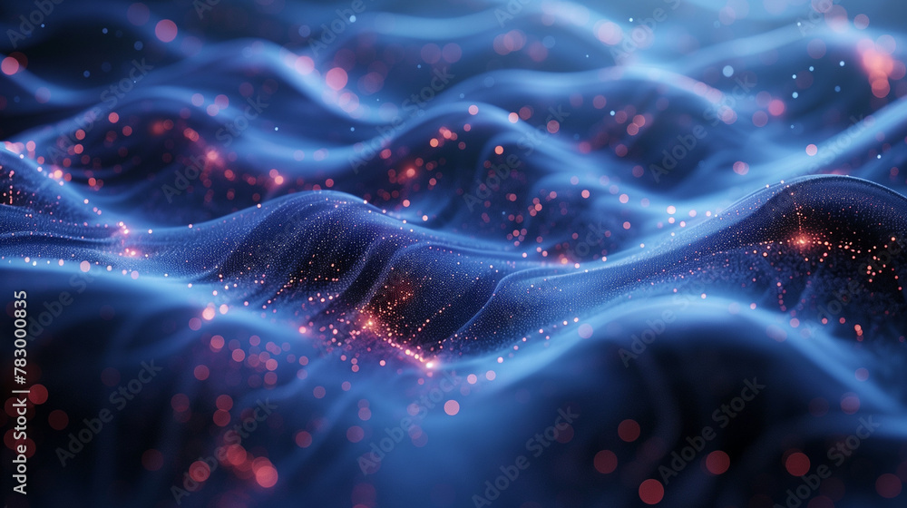 Poster abstract background of visualizer