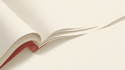 Pages of a softcover book with selective focus on corners of pages