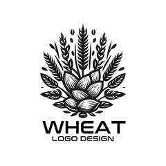 Wheat Vector Logo Design