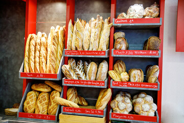 A Normandy Bakery in France Tempts with Fresh Pastries and Artisanal Bread, Showcasing the Authentic Flavors of the Region