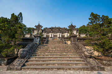Architectual Tomb of Emperor Khai Dinh (Lang Khai Dinh), Hue city, Vietnam. The most beautiful tomb...