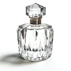 Perfume bottle isolated on white background,   illustration - obrazy, fototapety, plakaty