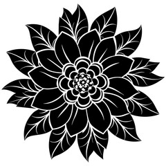   Flower vector illustration.

